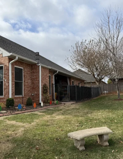 Customer home after Expert Gutters installation